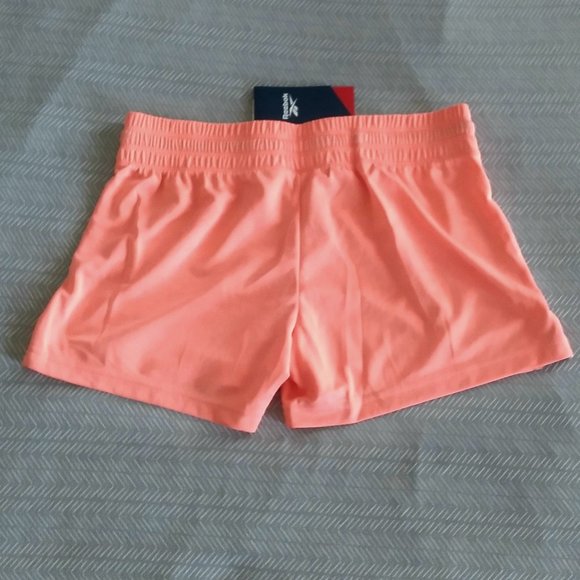 🆕Reebok Women's Training Essentials Workout Knit Poly Shorts,Twisted Coral, NWT - Picture 5 of 8